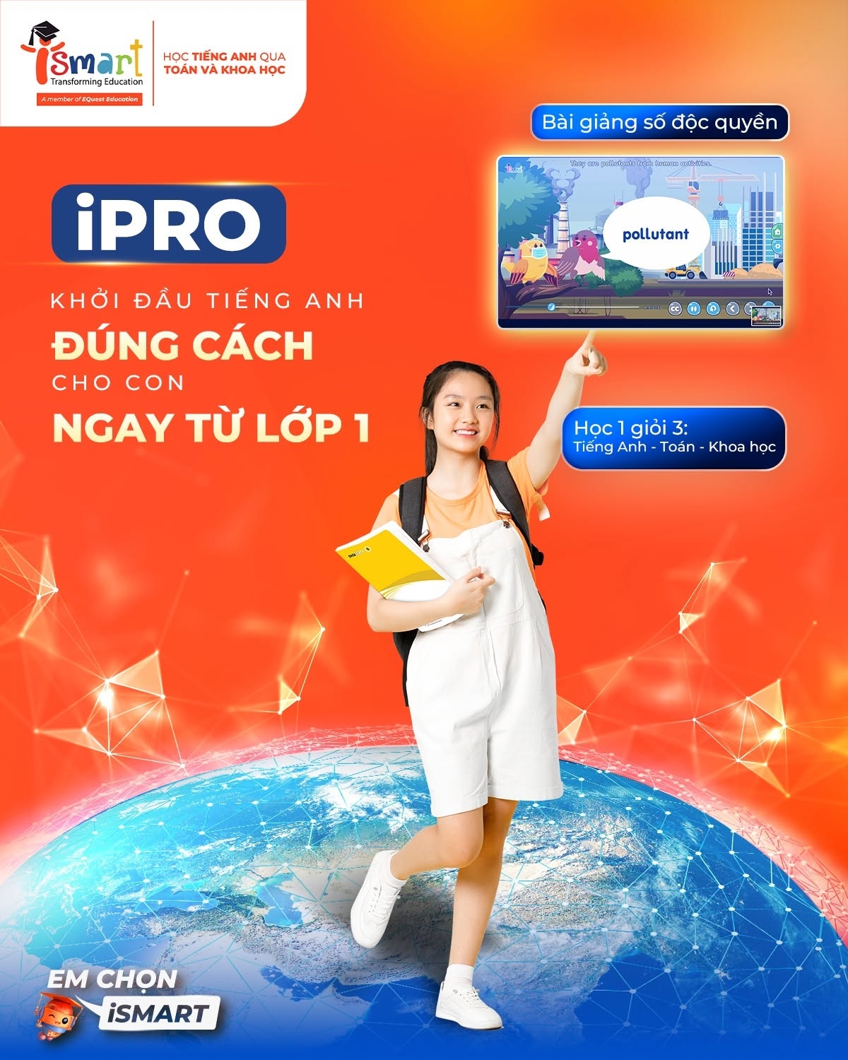 Chương trình iSMART iPRO phát triển tiếng Anh học thuật thông qua Toán và Khoa học